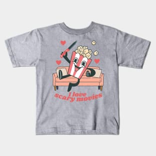i love scary movies Kids T-Shirt